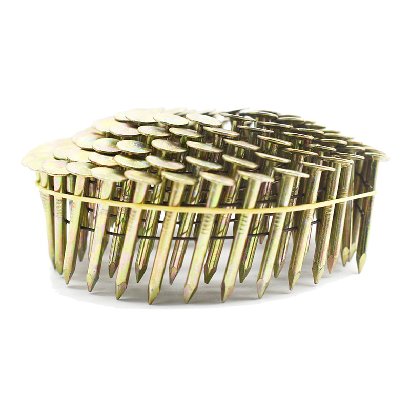Q195 Electro Galvanized Coil Roofing Nails for Construction Roofing Projects